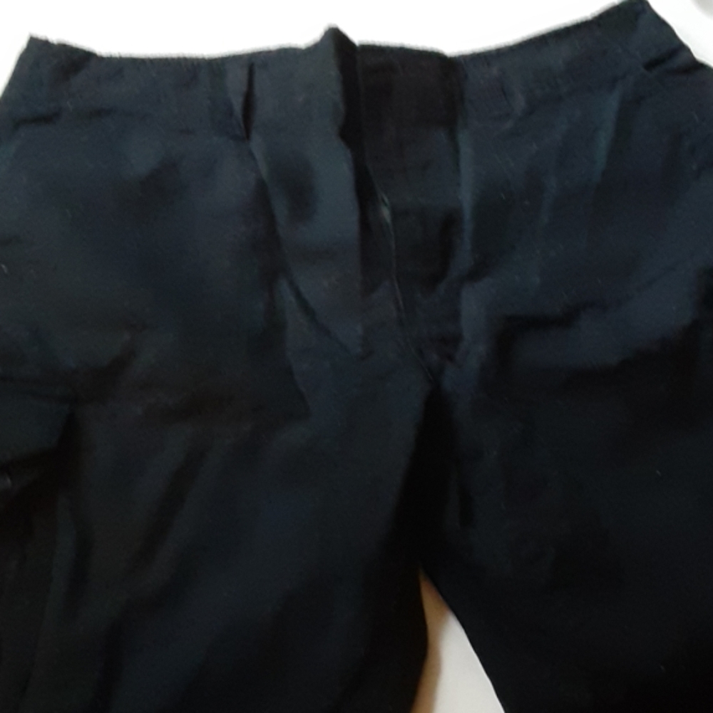 Mens black cargo shorts